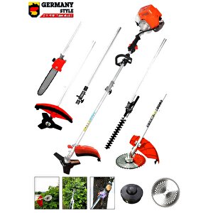 Maxstar Seri 4 In 1 Benzinli Tırpan Çit Budama Budama Testeresi  Ot Çalı Dal Biçme