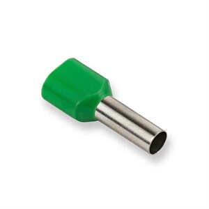 2x16,00mm Yeşil Çift Girişli İzoleli Yüksük ( 50 Ad )