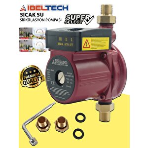 İbeltech Gpd16-9a Sıcak Su Devirdaim Sirkülasyon Su Pompası Motoru 1"