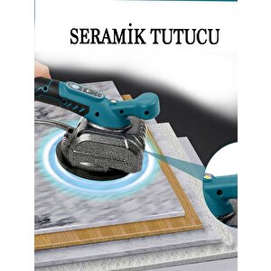 Pro Lityum Çift Akülü 21v Titreşimli 80-100cm Fayans,kiremit Döşeme Vantuz Makinesi