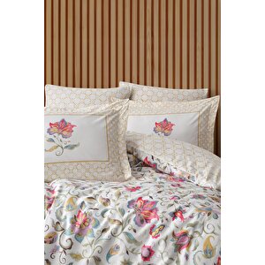 | Leticia | %100 Pamuk Tek Kişilik Nevresim Takımı Açık Yeşil