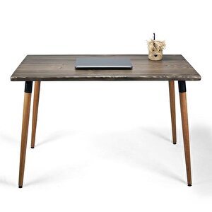 Doğal Ağaç Masif Kütük Masa Ahşap Çalışma Masası Ofis Masası 60cm X 90cm ( Ağaç Ayak )