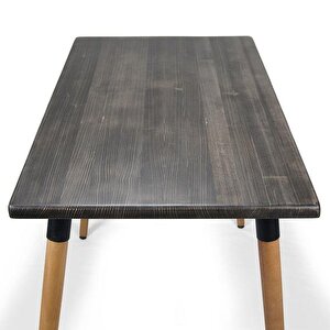 Doğal Ağaç Masif Kütük Masa Ahşap Çalışma Masası Ofis Masası 60cm X 90cm ( Ağaç Ayak )