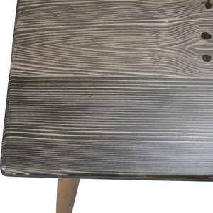 Doğal Ağaç Masif Kütük Masa Ahşap Çalışma Masası Ofis Masası 60cm X 90cm ( Ağaç Ayak )