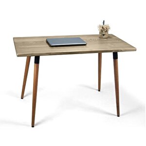 Doğal Ağaç Masif Kütük Masa Ahşap Çalışma Masası Ofis Masası 60cm X 90cm ( Ağaç Ayak )