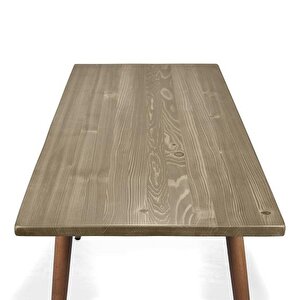 Doğal Ağaç Masif Kütük Masa Ahşap Çalışma Masası Ofis Masası 60cm X 90cm ( Ağaç Ayak )