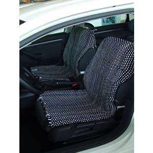 Fiat Uno Uyumlu Dokuma Kilim Minder Benekli Ön 2'li Pilot Set Terletmez Minder