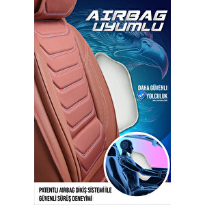 Rover 25 Uyumlu Lüx Deri Oto Koltuk Kılıfı Ön Arka Takım Set Eagle Tarçin