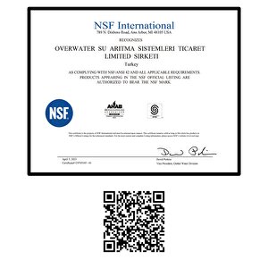 Overwater Açık Kasa Su Arıtma Cihazı 5 Li Filtresi Seti 5 Aşamalı Özel Sarım Membran Filtre