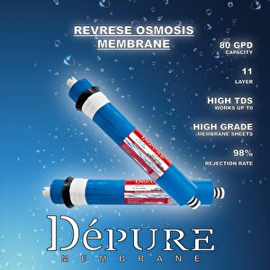 Overwater Açık Kasa Su Arıtma Cihazı 5 Li Filtresi Seti 5 Aşamalı Özel Sarım Membran Filtre