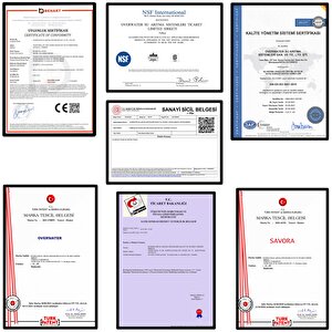 Overwater Açık Kasa Su Arıtma Cihazı 5 Li Filtresi Seti 5 Aşamalı Özel Sarım Membran Filtre