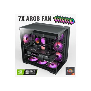 Mirage X50 Ryzen 7 5700x 32gb Ram 1tb M.2 Nvme Ssd Rtx5060 Sıvı Soğutmalı Oyuncu Masaüstü Bilgisayar