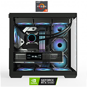 Mirage X32 Ryzen 7 5700x 32gb Ram 1tb M.2 Nvme Ssd 8gb Rtx4060 Sıvı Soğutmalı Oyuncu Bilgisayarı