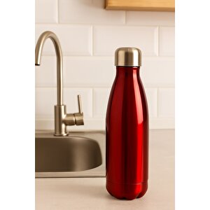 Bottle Shape Dijital Göstergeli Termos 500 Ml Kırmızı