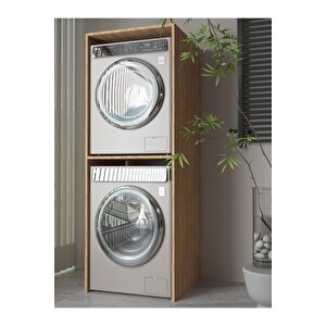 Banyo Dolabı Çamaşır Ve Kurutma Makinesi Dolabı Ahşap