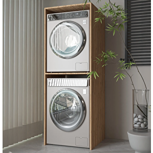 Banyo Dolabı Çamaşır Ve Kurutma Makinesi Dolabı Ahşap