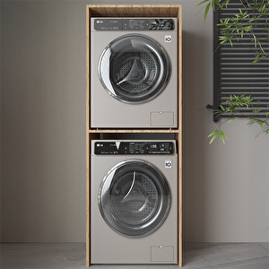 Banyo Dolabı Çamaşır Ve Kurutma Makinesi Dolabı Ahşap
