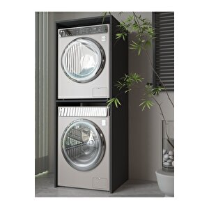 Banyo Dolabı Çamaşır Ve Kurutma Makinesi Dolabı Antrasit