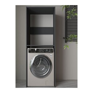 Banyo Dolabı Çamaşır Ve Kurutma Makinesi Dolabı Antrasit