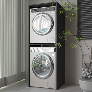 Banyo Dolabı Çamaşır Ve Kurutma Makinesi Dolabı Antrasit