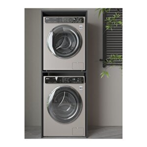 Banyo Dolabı Çamaşır Ve Kurutma Makinesi Dolabı Antrasit