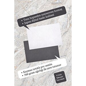 Papatya Home Sweet Dekoratif Iç Ve Dış Kapı Önü Paspası 70x45 Cm Kahverengi