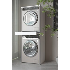 Banyo Dolabı Çamaşır Ve Kurutma Makinesi Dolabı Çekmeceli