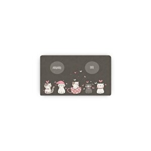 Su Geçirmez Geniş Ebat Köpek Mama Altlığı Kedi Mama Altlığı 40x60 Geniş Ebat