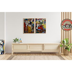 Pi̇yani̇st 50*70 Çerçeveli̇ Pano