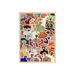 Eylem 50*70 Çerçeveli̇ Tablo