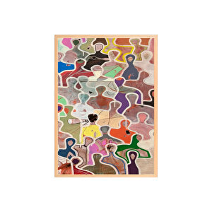 Frank Ray Eylem 50*70 Çerçeveli̇ Tablo