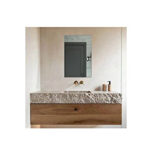 Teknor Tek Aynalı Stil Kapaklı Banyo Dolabı Beyaz