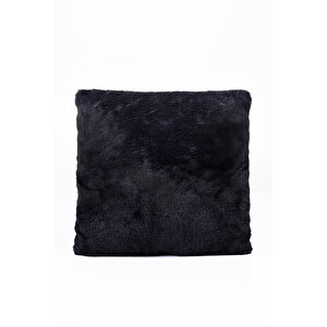 Ecrou Peluş Kedi Yastık 35cm Siyah
