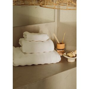 Fine Cotton Beyaz Banyo Havlusu 140x70 Cm