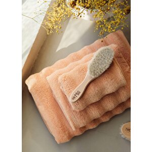 The Mia Fine Cotton Terracotta Yüz Havlusu 90x50 Cm