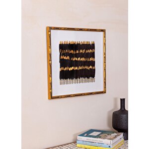 The Mia Flume Tablo Siyah 60x60x4 Cm Tbl0097