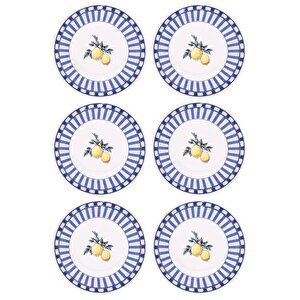 Odore Di Limone Yemek Tabağı 6lı Set 20 Cm