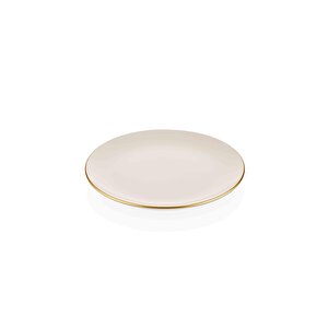 Basic Pasta Tabağı 6 Lı Set Krem - 19cm