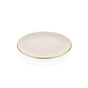 Basic Servis Tabağı 6 Lı Set Krem - 26cm