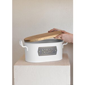 Ekmek Saklama Kabı - Beyaz