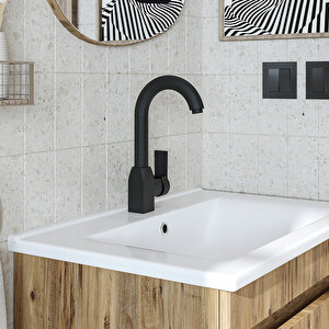 Bt105 Kısa Kuğu Lavabo Bataryası , Sifon Hediyeli