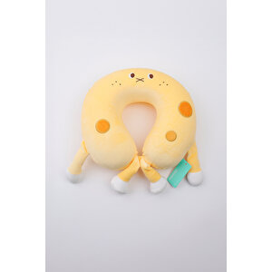 Yoyoso Cheese Memory Foam U Tipi Yastık Sarı