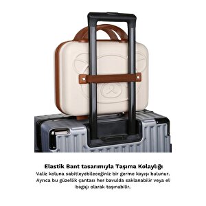 Yoyoso Kozmetik Valizi Ekru