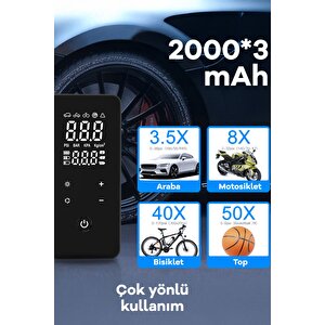 Taşınabilir Şarjlı Hava Pompası