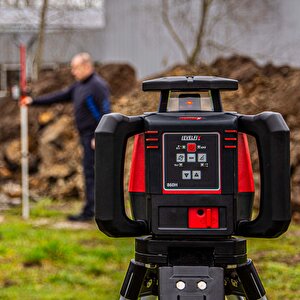 Levelfi̇x 860h Eksenel Rotasyon Lazer - Di̇ji̇tal Eği̇m ( Mm ) Dedektör