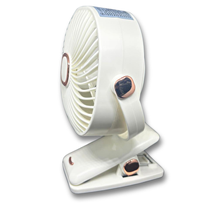 Zb113 Taşınabilir Masaüstü Beyaz Usb Fan