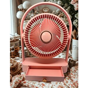 Ys2235 Taşınabilir Masaüstü Pembe Usb Fan