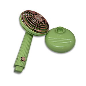 Fy060 Taşınabilir Masaüstü Ve El Yeşil Usb Fan