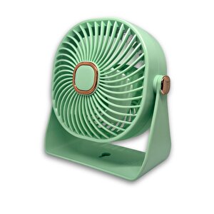 Zb112 Taşınabilir Masaüstü Yeşil Usb Fan