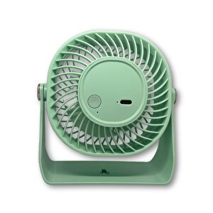 Zb112 Taşınabilir Masaüstü Yeşil Usb Fan
